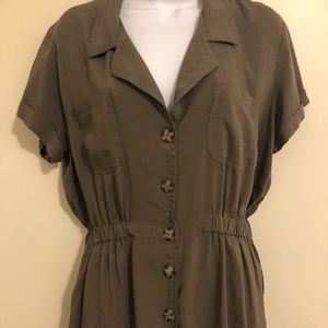 Army green jumpsuit